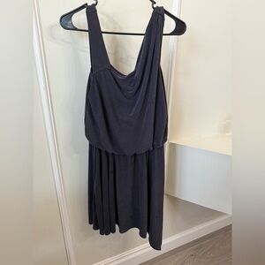 Anthropology HD in Paris Deep Gray Mini Dress